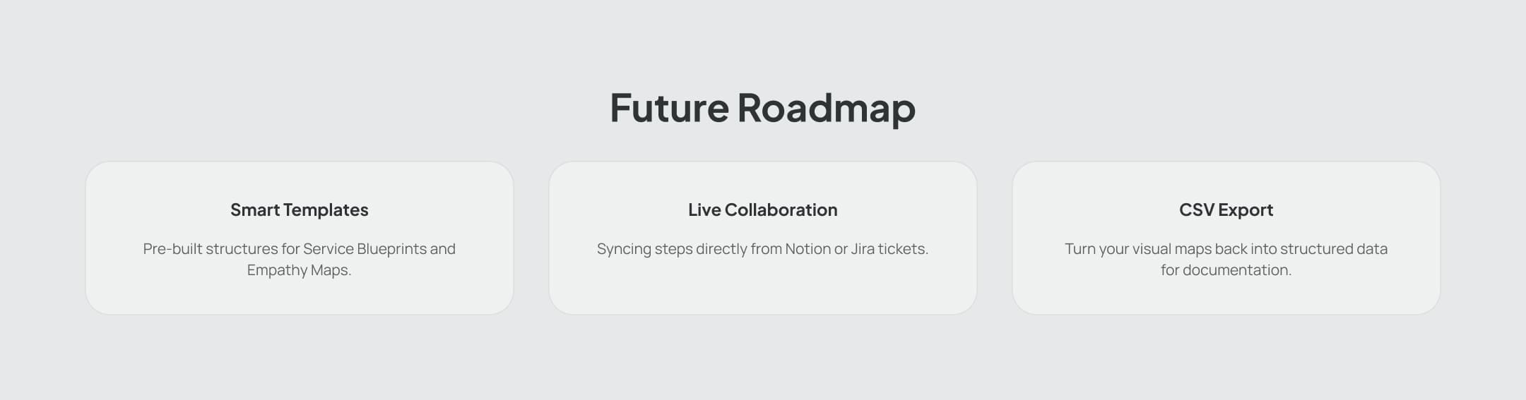 Future Roadmap